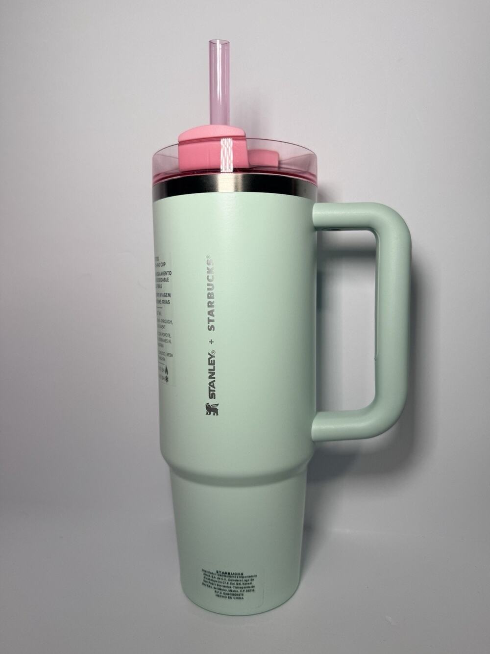 Stanley X Starbucks Mexico MINT PINK TWO TONE FLAMINGO 30oz Tumbler BNWT